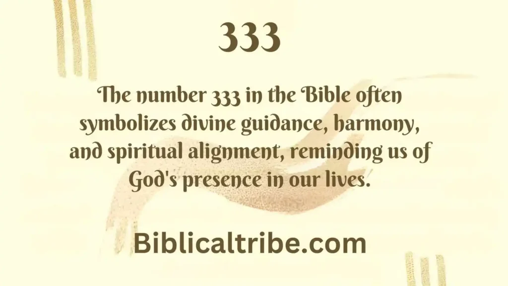 333 Meaning from God Message from God 