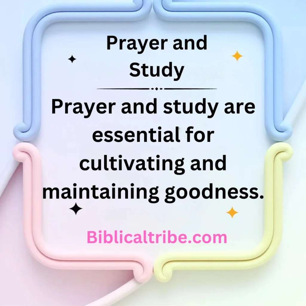 Prayer and Study