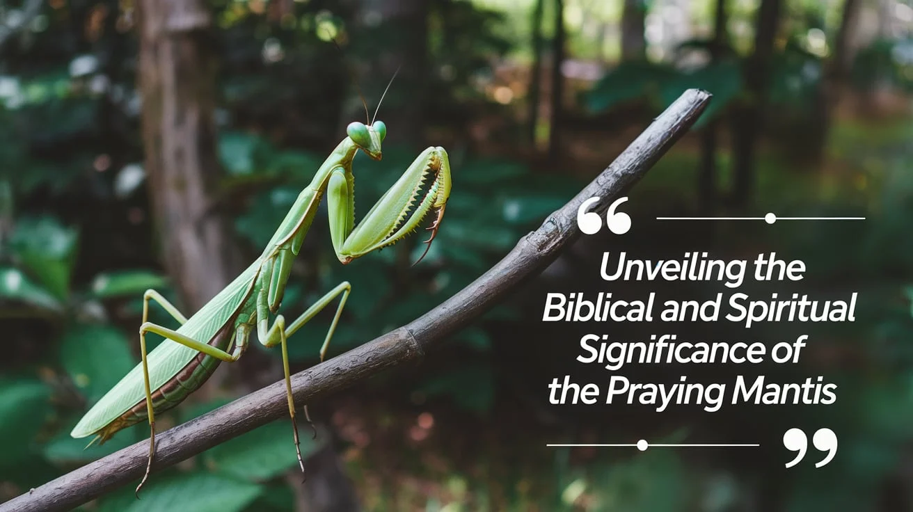 Unveiling the Biblical and Spiritual Significance of the Praying Mantis