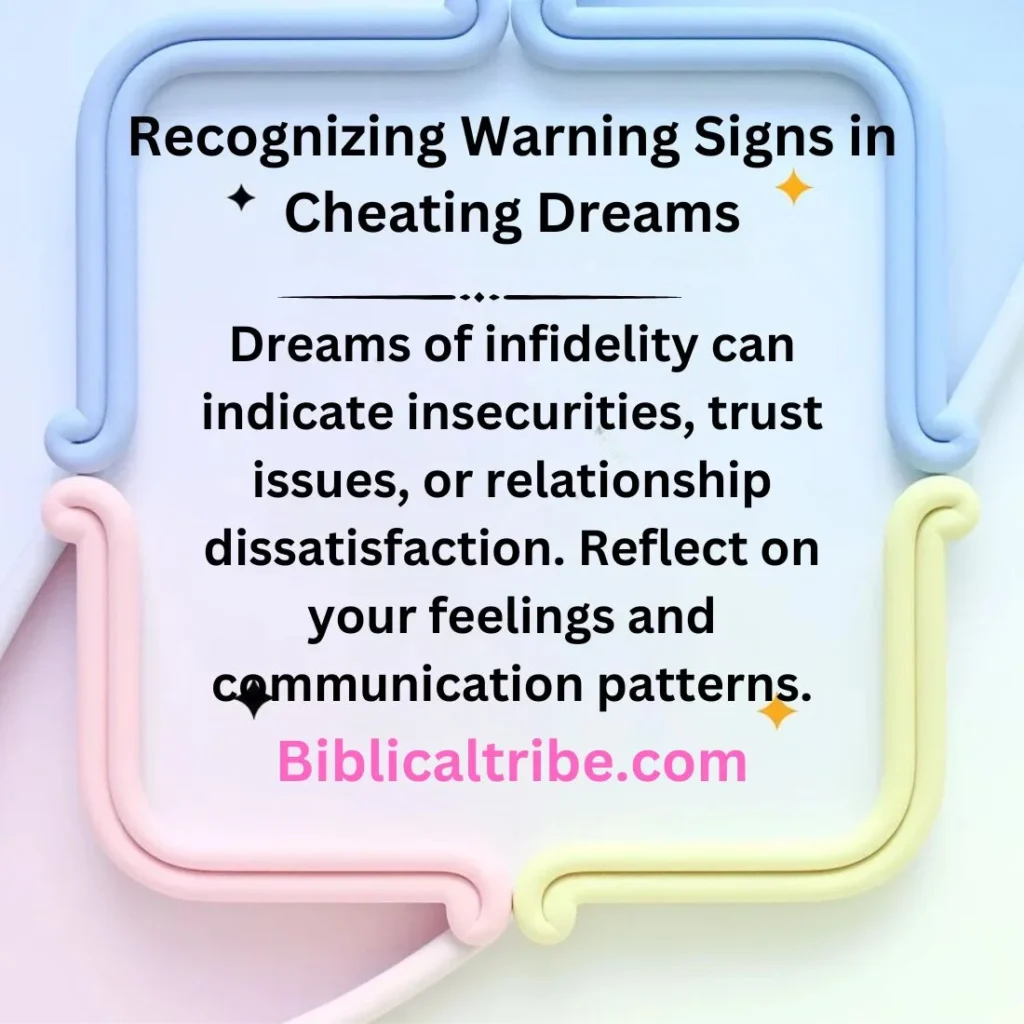 Recognizing Warning Signs in Cheating Dreams