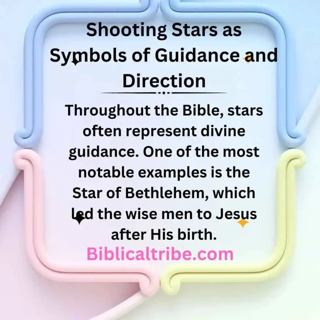 Shooting Stars as Symbols of Guidance and Direction