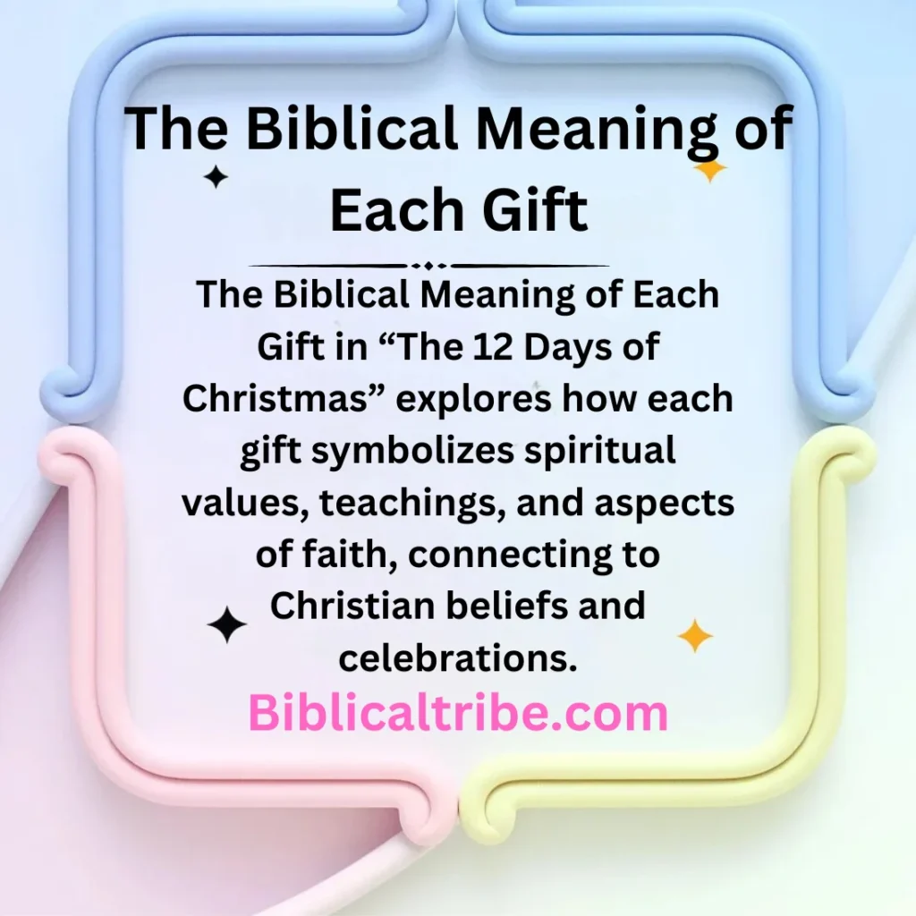 The Biblical Meaning of Each Gift