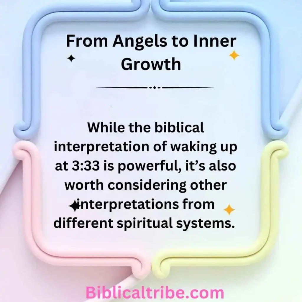 From Angels to Inner Growth