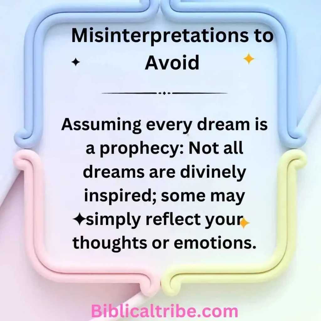 Misinterpretations to Avoid