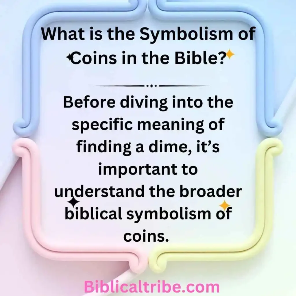 Symbolism of Coins in the Bible