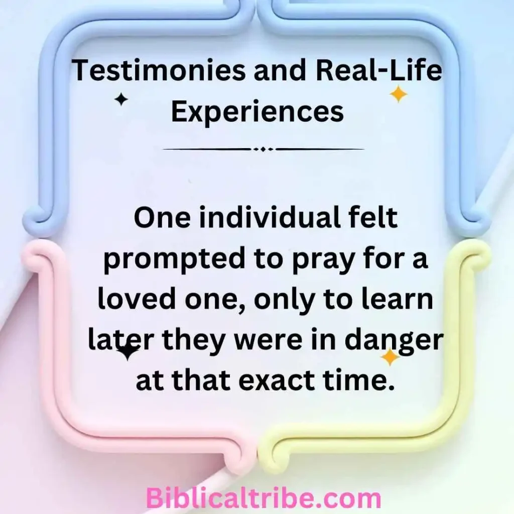 Testimonies and Real-Life Experiences