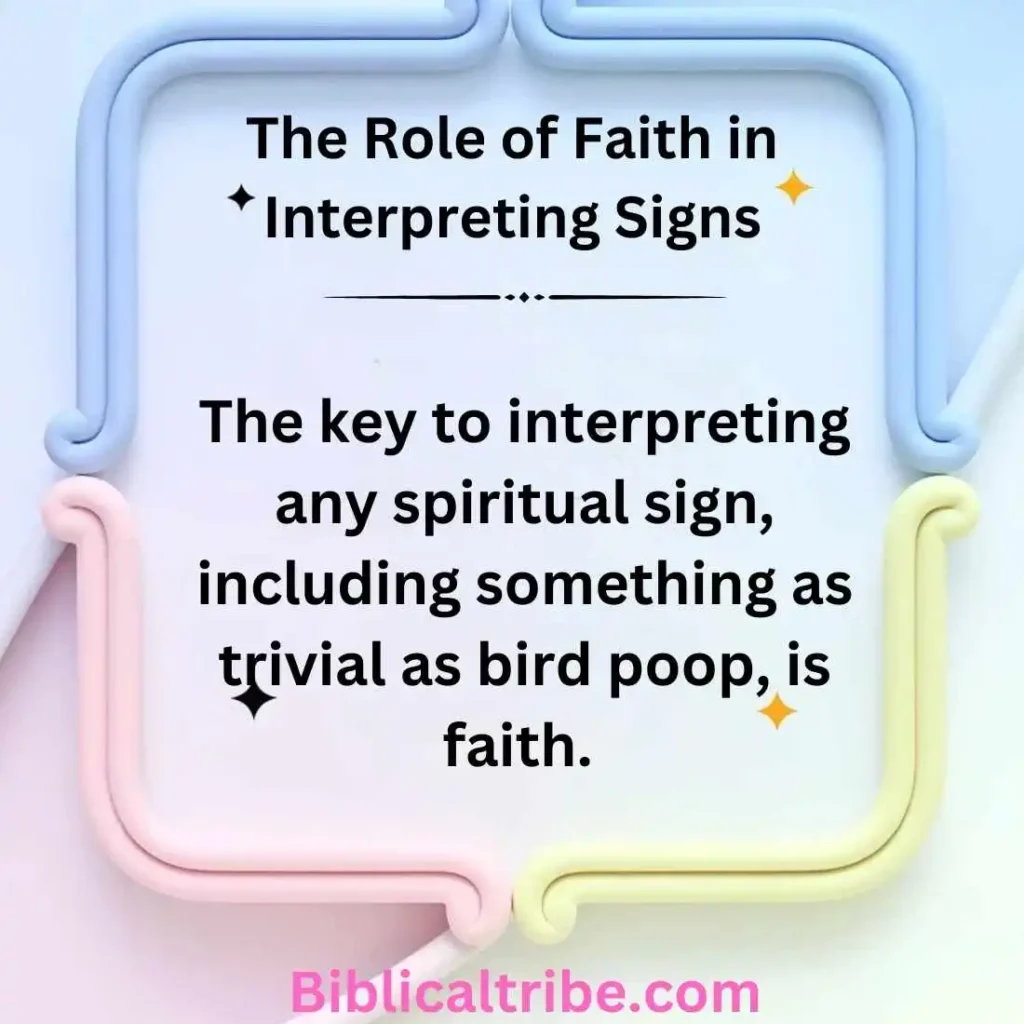 The Role of Faith in Interpreting Signs