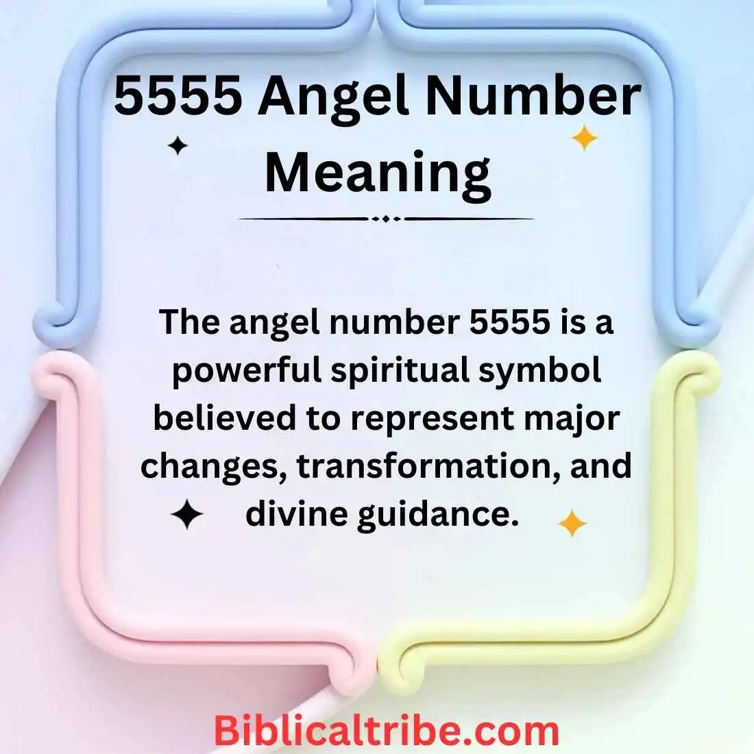 5555 Angel Number Meaning