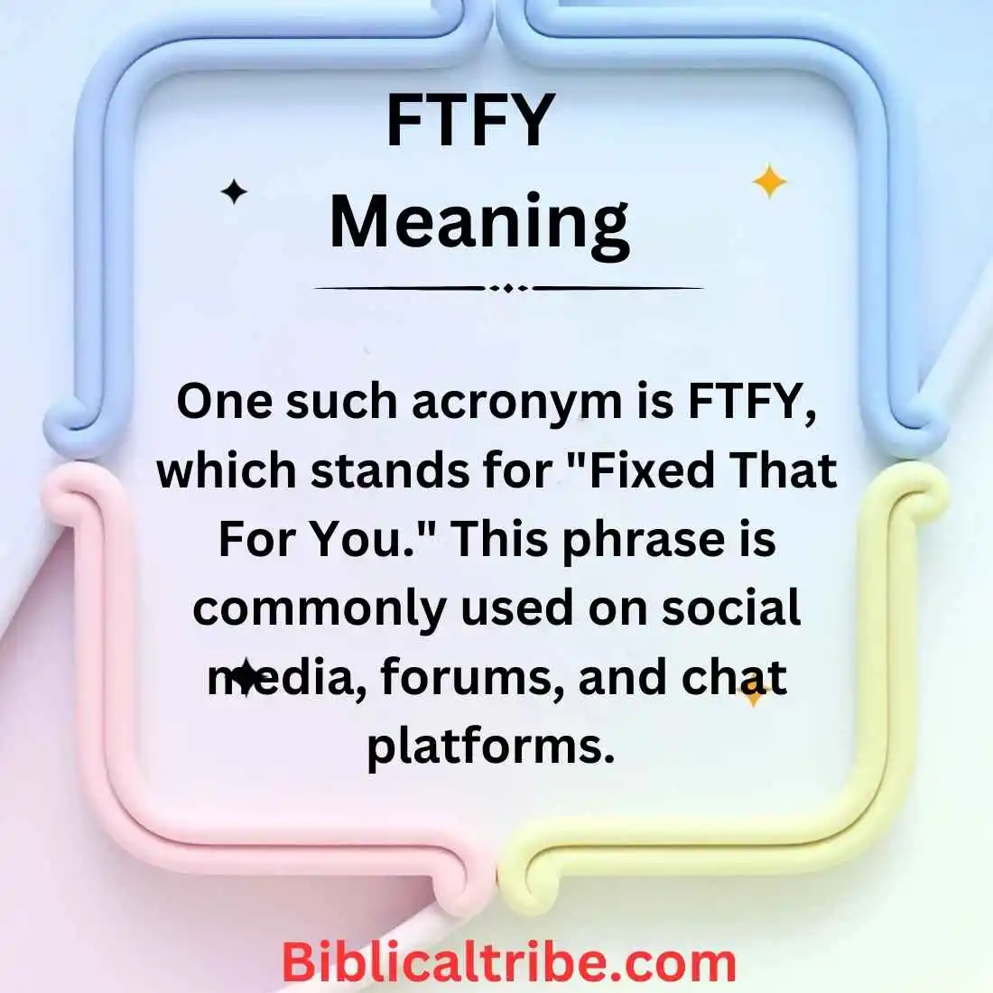 FTFY Meaning