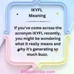 IKYFL Meaning