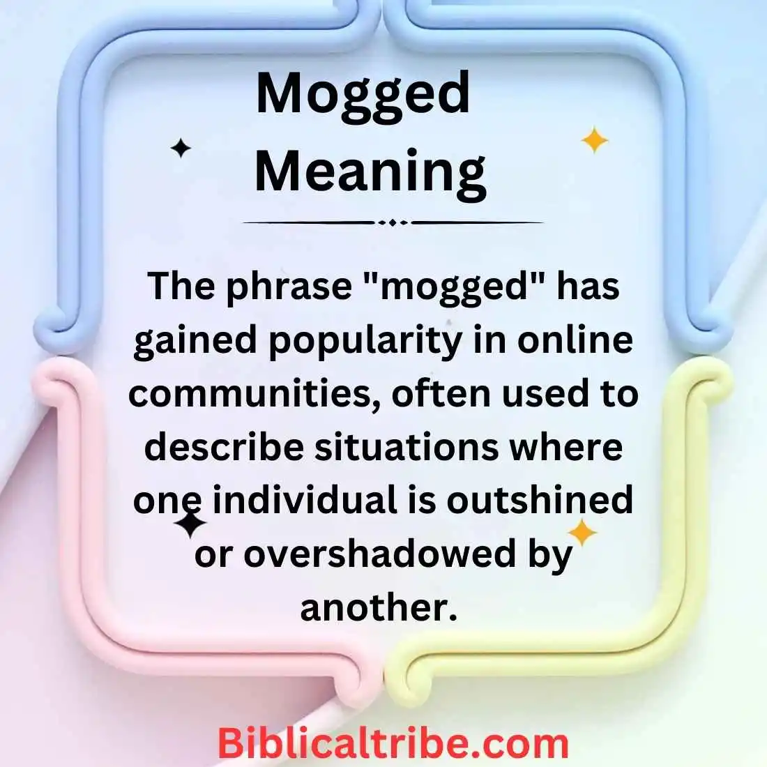 Mogged Meaning