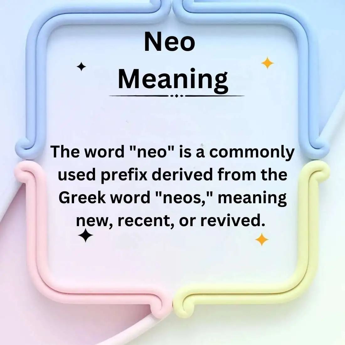 Neo Meaning