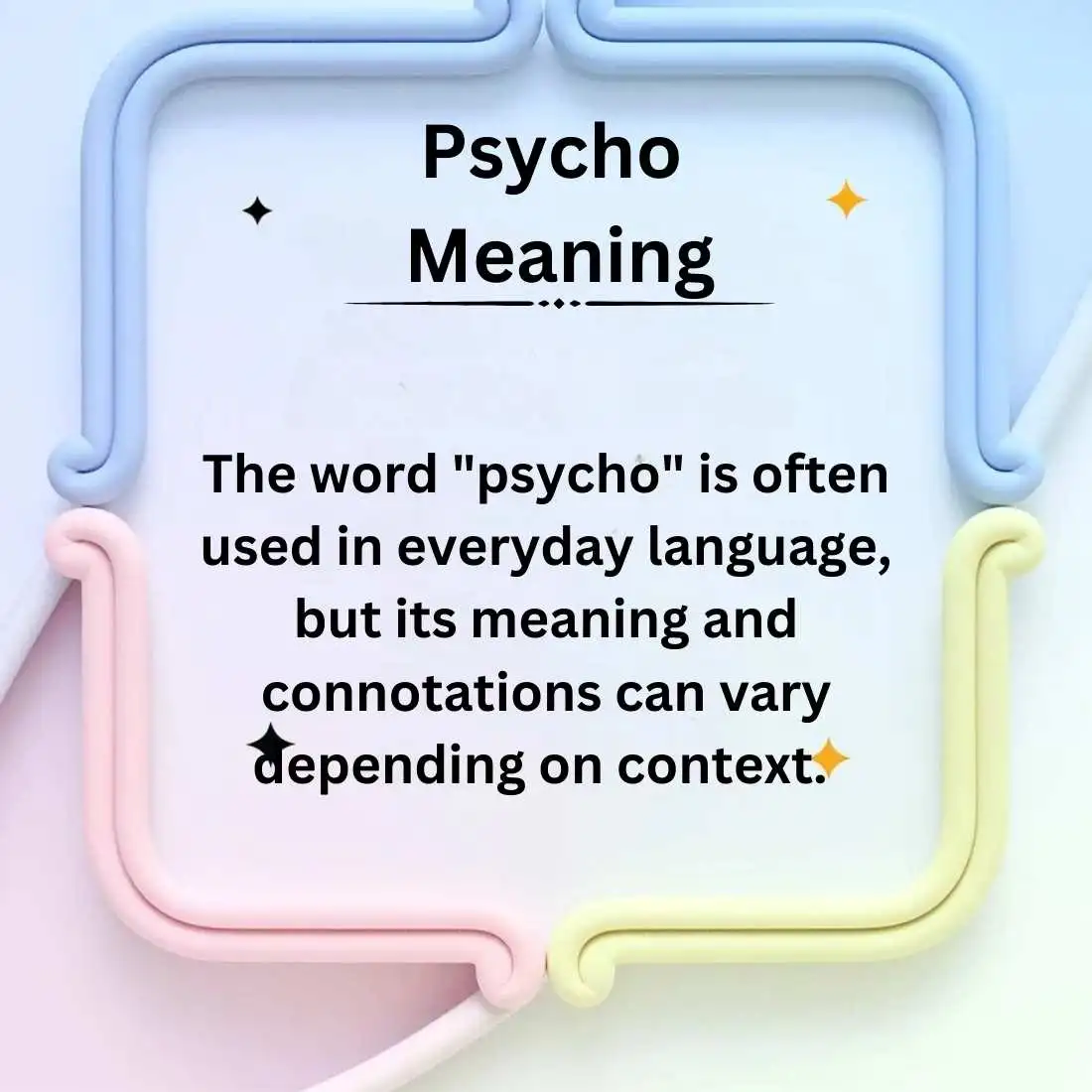 Psycho Meaning