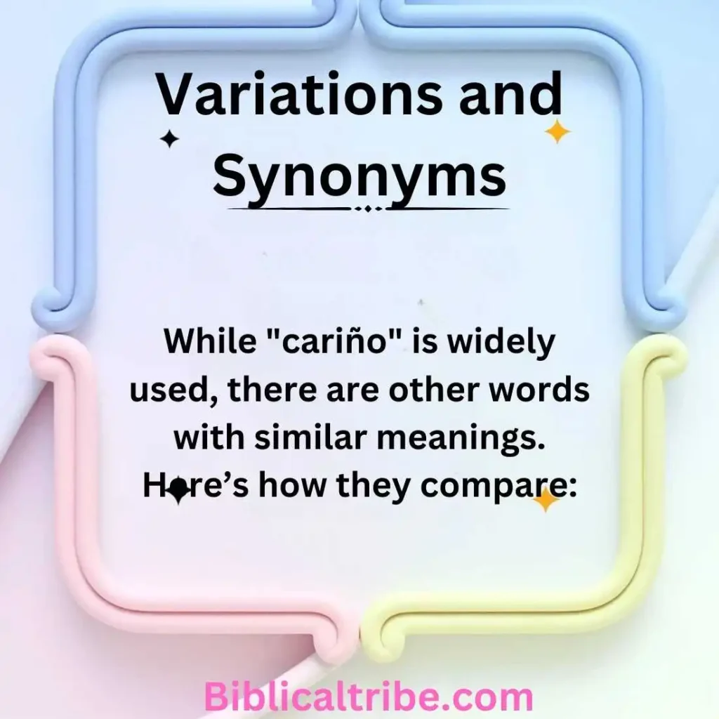 Variations and Synonyms