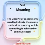 Via Meaning