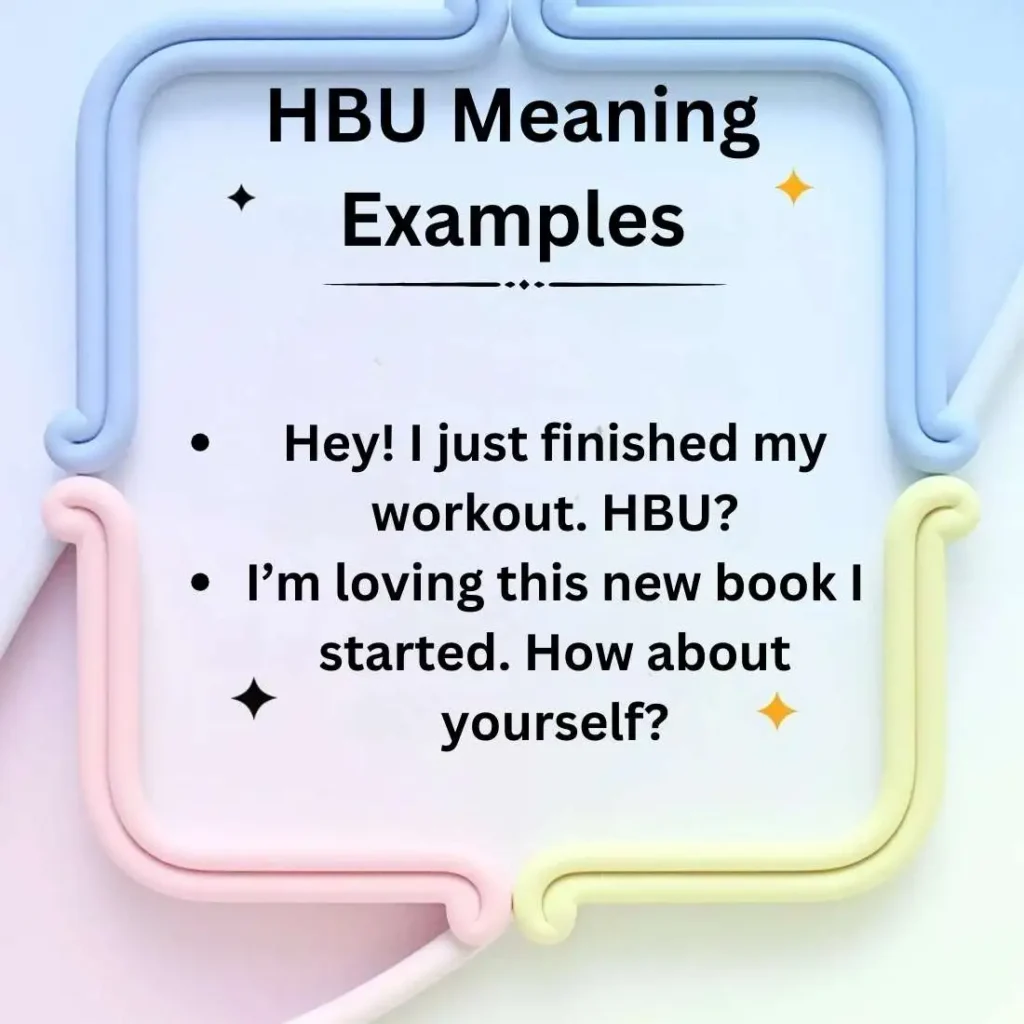 HBU Meaning Examples