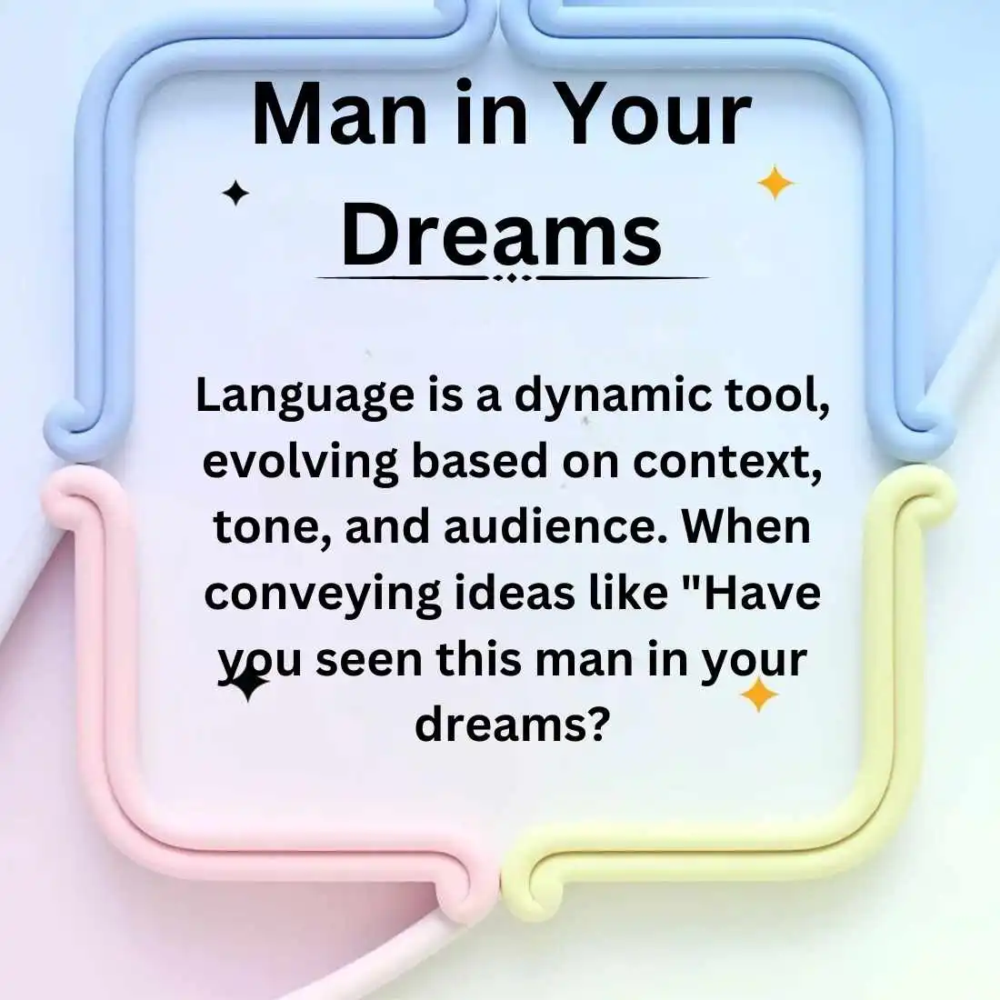 Man in Your Dreams