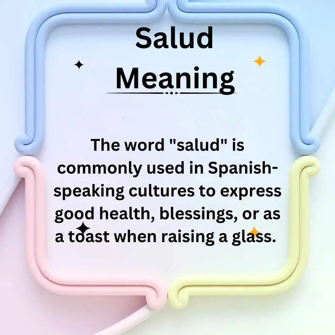 Salud Meaning