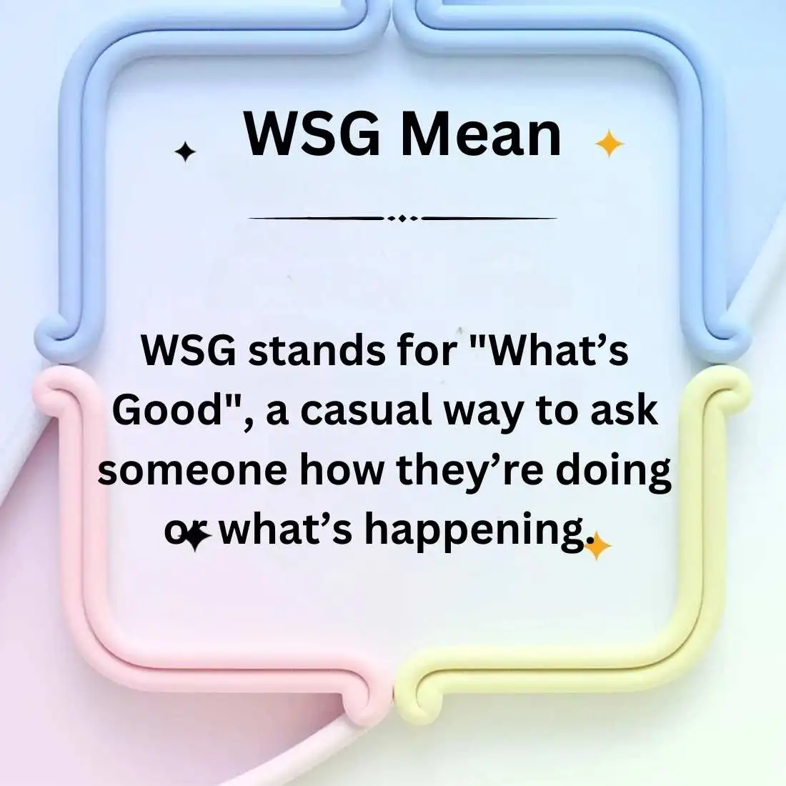 WSG Mean